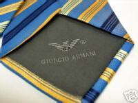 giorgio armani tie fake